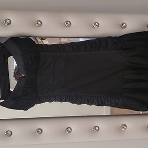 Mustard seed Black mini dress
